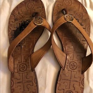 Tory Burch Thora Thong size 8 Royal Tan